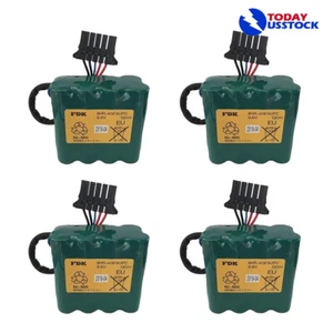 4Pcs US FDK 8HR-4/3FAUPC Ni MH Rechargeable Battery 4500mAh 9.6V with Black Plug - Picture 1 of 6