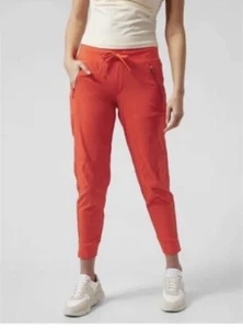Athleta Trekkie North Jogger NWOT Size 2 Coral HTF NYLON/spandex - Picture 1 of 12