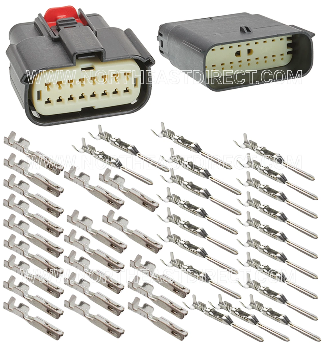 20pcs 1x20 Pin Header Connectors - 2.54mm Pitch Single Row Male Headers