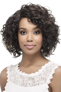 Vivica A Fox PAULETTE 12"Natural Baby Swiss Lace Front Invisible Lace Part Wig - Picture 1 of 9