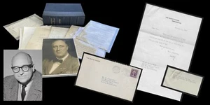 Roosevelt & Sargent - 1937 TLS Signed Letter & Env The WHITE HOUSE - FDR Admin - Picture 1 of 13