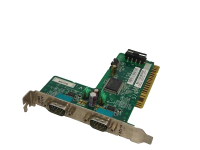 HP 2 PORT RS232 PCI CONTROLLER KARTE 4PIN MOLEX #GK9271 - Bild 1 von 2