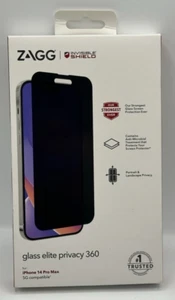 ZAGG Invisible Shield glass elite privacy 360 Screen Protector iPhone 14 Pro Max - Zdjęcie 1 z 1