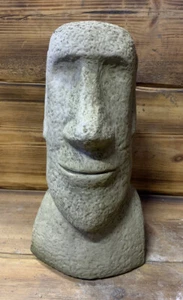 STEINGARTEN OSTERN INSELKOPF / MOAI / TIKI BETONORNAMENT - Bild 1 von 5