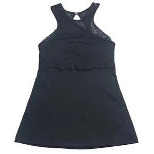 Canotta LULULEMON in rete nera da donna taglia 4 - Foto 1 di 5
