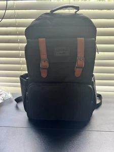Zaino vintage YALUNDISI nuovo con etichetta zaino per laptop da viaggio con caricatore usb - Foto 1 di 12