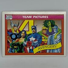 #138 Avengers 1990 Impel Marvel Universe Card