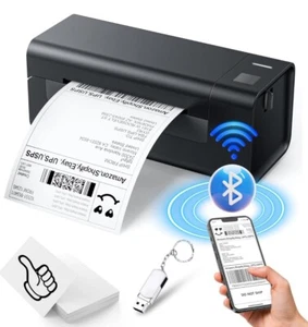 Impresora de etiquetas térmicas envío para pequeñas empresas 4x6 Bluetooth Windows, Mac, iOS - Imagen 1 de 3