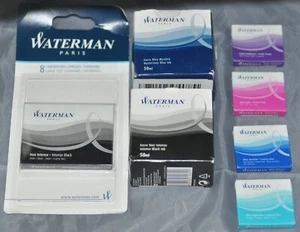 Waterman Paris verschiedene Farben Tinten & Patronen Minen für Füllfederhalter - Bild 1 von 9