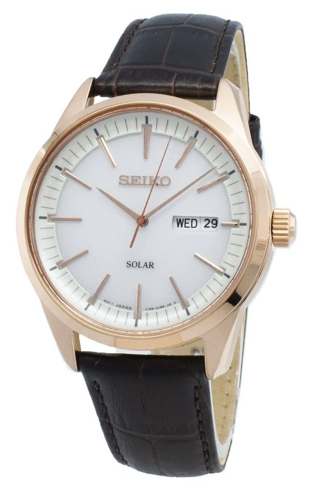 Reloj solar para hombre Seiko SNE530P1 + garantía mundial EE. UU.*4 Foto 1 de 1