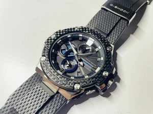 CASIO G-SHOCK G-STEEL Smartphone Link Carbon Bezel GST-B100 (pre-owned) - Picture 1 of 10