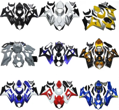 Carenados ABS para 2007 2008 GSXR1000 K7 Suzuki kit de trabajo de carrocería de inyección de motocicleta Foto 1 de 4