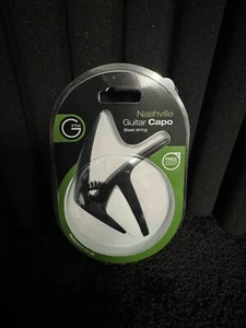 Guitarras eléctricas de viaje acústicas G7TH Nashville Capo (NEGRAS) G7NVBK TOTALMENTE NUEVAS - Imagen 1 de 2