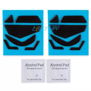 2 Sets Rounded Curved Edges Mouse Feet Skates for Logitech G502 Wired Mouse - Picture 1 of 6