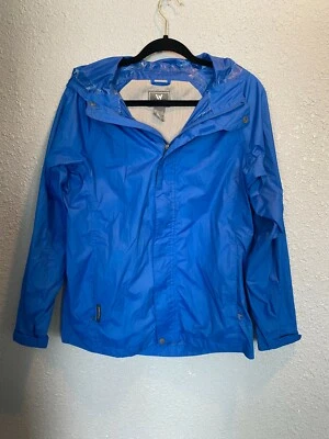 Белый Sierra женщин размер XL синий ветровка дождевик - Изображение 1 из 4