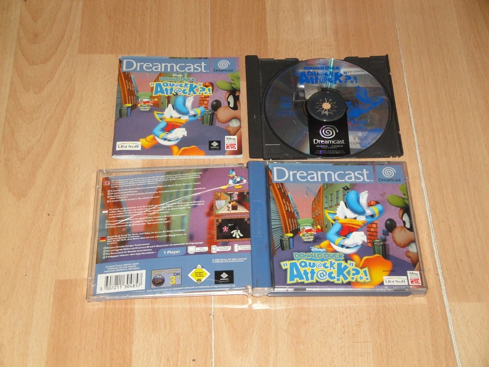 DONAL DUCK CUAC ATTACK BY DISNEY'S PARA LA SEGA DREAMCAST USADO EN BUEN ESTADO - Imagen 1 de 1