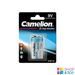 Camelion 9V Digi Alkaline Batteries 6LR61 MN1604 522 9V 1BL Exp 2025 New