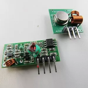 433Mhz RF Sender Empfänger transmitter receiver modul Arduino wireless funk kit - Bild 1 von 1