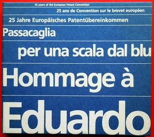 Hommage a Eduardo: Passacaglia per una scala dal blu (CD Book) Siegfried Schwab - Bild 1 von 3