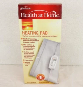Tappetino riscaldante Sunbeam Health At Home 12x15 full size 756-400 nuovo A316 - Foto 1 di 9