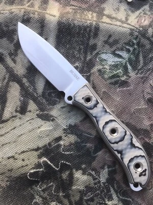 Busse Combat RAD RadioActive Duty Satin Finish With Black & Tan G-10 - Image 1 of 4