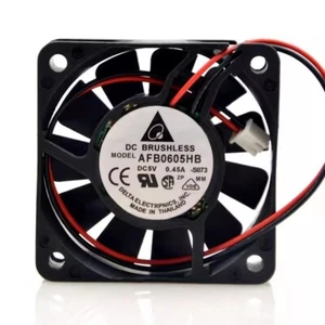 Delta AFB0605HB 6015 DC5V 0.45A 6CM 2-Pin Cooling Fan - Picture 1 of 2