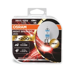 OSRAM H11 Night Breaker 200 +200% NEXT GENERATION 12V 55W PGJ19-2 HCB - Bild 1 von 5