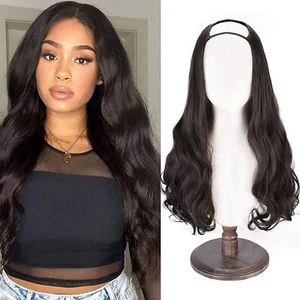 Body Wave U Part Wig Human Hair Wigs for Black Women Brazilian Remy Glueless Wig - Picture 1 of 18