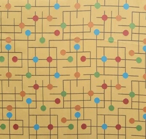 1 yard Sputnik gold Upholstery cloth Water resistant fabric 54" wide poker felt - Picture 1 of 10