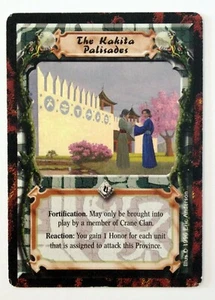 The Kakita Palisades L5R Leyendas de los Cinco Anillos CCG Conocimiento Prohibido - Imagen 1 de 1