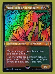 FOIL ETCHED Meria, Scholar of Antiquity x1 Dominaria United 1x MTG - Picture 1 of 1