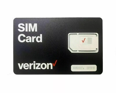 lot of 100 Verizon 3-in-1 Postpaid/Prepaid 5G SIM Card Nano/Micro/Standard Size - Image 1 of 2