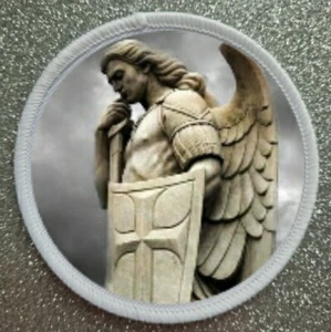 3" St. Michael Bügelbild/Aufnähen Sublimation Patch Abzeichen Bibel Jesus Katholisch  - Bild 1 von 1