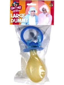 Large Dummy Stag Night Babies Dummy Fancy Dress Accessory Pink Or Blue - Picture 1 of 1