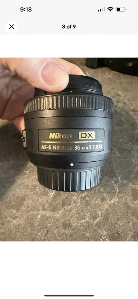 Lente Nikon AF-S NIKKOR 35 mm f/1,8G ED - negra Foto 1 de 1