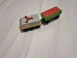 Thomas The Tank Engine & Friends WOODEN FOG HORN & BLASTING CAP CAR WAGONS WOOD - Picture 1 of 6