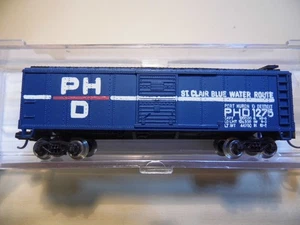 N - Atlas 3442 - 40' Standard Boxcar, Port Huron Detroit NIB M-M couplers - Picture 1 of 2