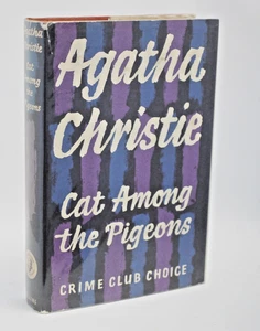 Agatha Christie Cat Among The Pigeons First UK Edition in D/J 1959 - Imagen 1 de 16