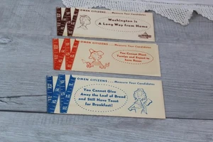 Vintage Politischer Frauen Bürgerrat Messen Sie Ihre Kandidaten Anzeigen 60er  - Bild 1 von 8