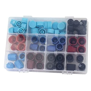 77 Piece High Low Side Valve Cap Set for Effective Sealing and Protection - Picture 1 of 5