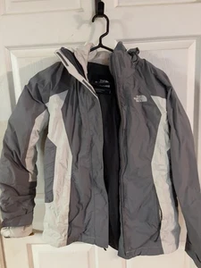The North Face 2-teiliges Set Hyvent Jacke Damen Größe S weiß und grau - Bild 1 von 3