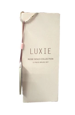 Juego de 12 brochas Luxie Rose Gold Collection Foto 1 de 2