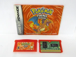 Pokémon FireRed (Game Boy Advance, 2004) Authentic w/ Manual, Tested, Saves - Picture 1 of 14
