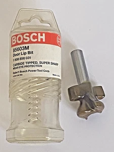 NOS Bosch 85603M  DOOR LIP ROUTER BIT Carbide Tipped 1/2" Shank MADE IN USA - Picture 1 of 6