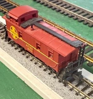 N Scale Life LIke Santa Fe cupola caboose with Rapido couplers - Image 1 of 1