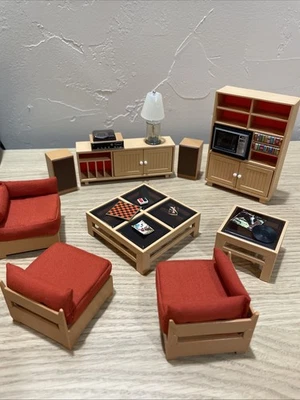 TOMY Vintage Smaller Homes Dollhouse Living Room Furniture - Image 1 of 4