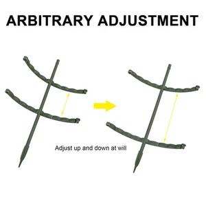 AU (A Set Contains: 1 * Straight Rod +2 * Curved Rod Specifications: 24Cm High) - Picture 1 of 12