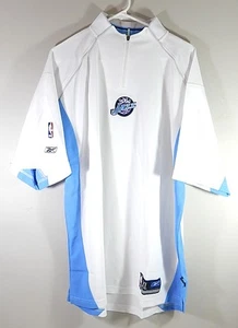Camisa de Tiro Utah Jazz Reebok Equipo NBA Emitida Blanco Azul XL Nueva - Imagen 1 de 2
