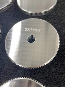 JUEGO DE ENGRANAJES GUSANOS DE ALUMINIO DE ALTA PRECISIÓN 110 DIENTES CON GUSANO DE ACERO INOXIDABLE PREMIUM - Imagen 1 de 12