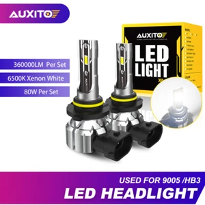 9005 HB3 LED Headlight Bulbs 6500K High Beam Bright Super White Headlamp Fog 2X - Picture 1 of 15